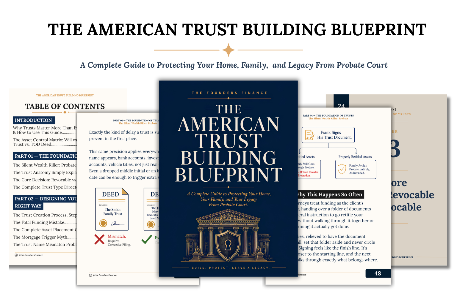 The American Trust Building Blueprint — book cover